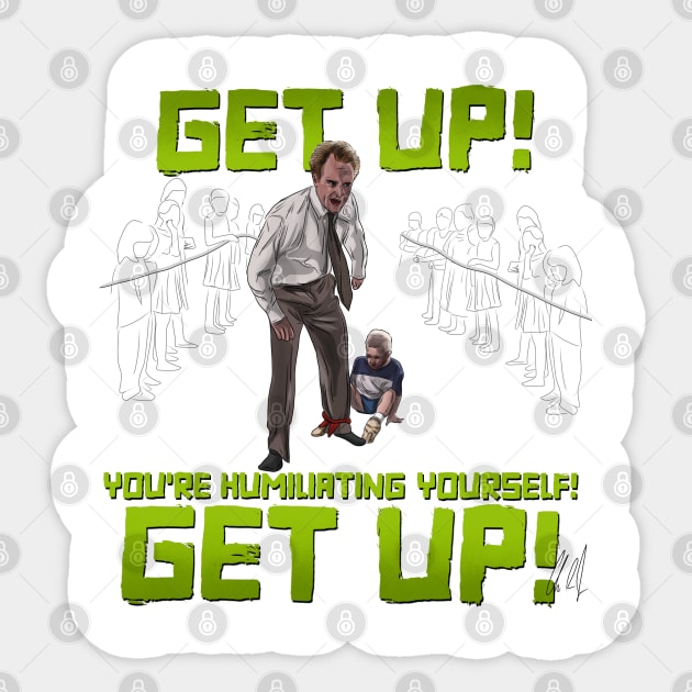 Billy Madison: Get Up! Sticker by 51Deesigns
